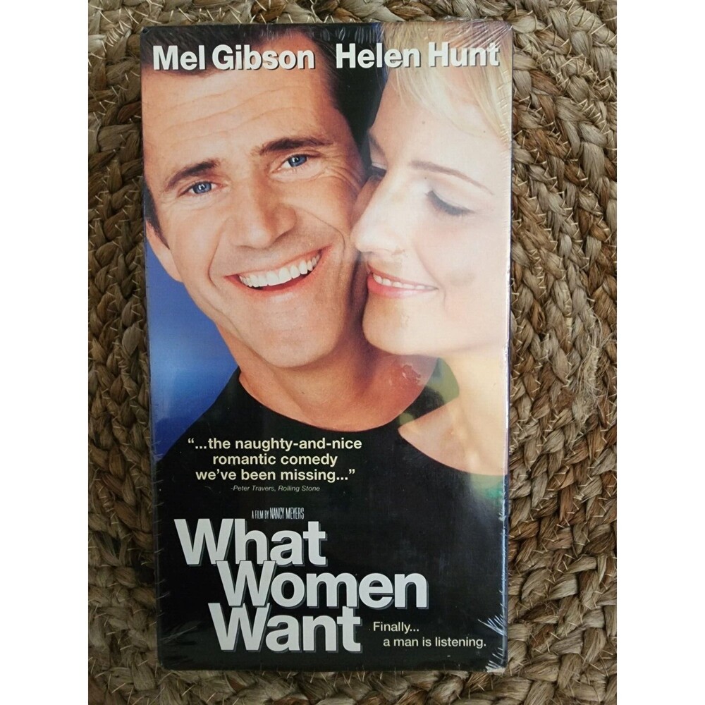 What Women Want (VHS) Mel Gibson, Helen Hunt factory sealed.
